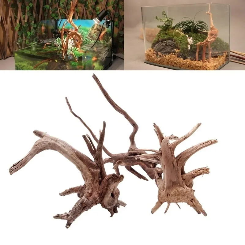 Marine Aquarium All In One - Natural Tree Trunk Driftwood Aquarium Fish