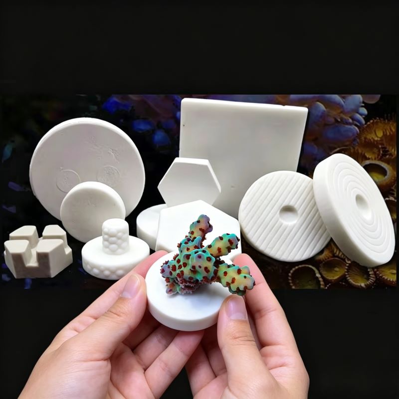 Coral Frag Plug - SPS Ceramic Coral Frag Plugs Base