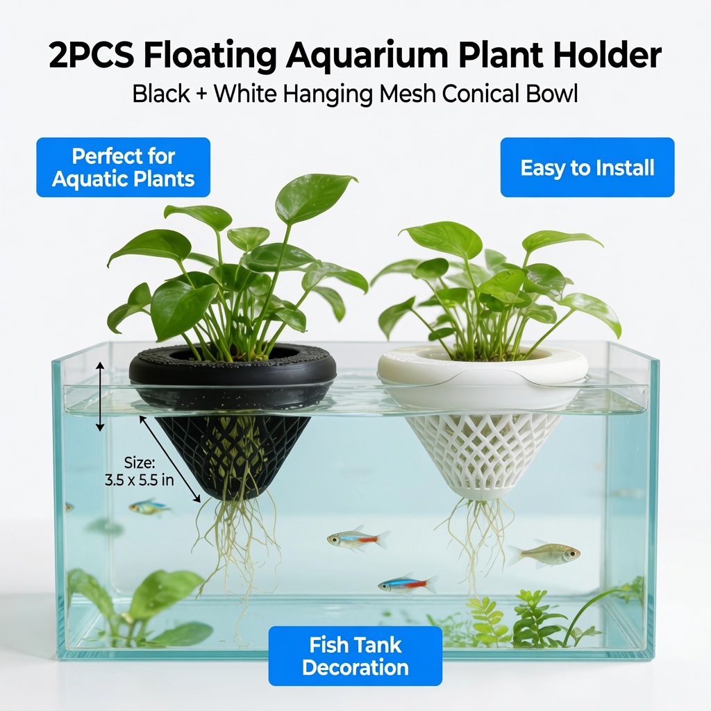 2PCS Floating Aquarium Plant H - đánh giá và giá Marine Aquarium All In One