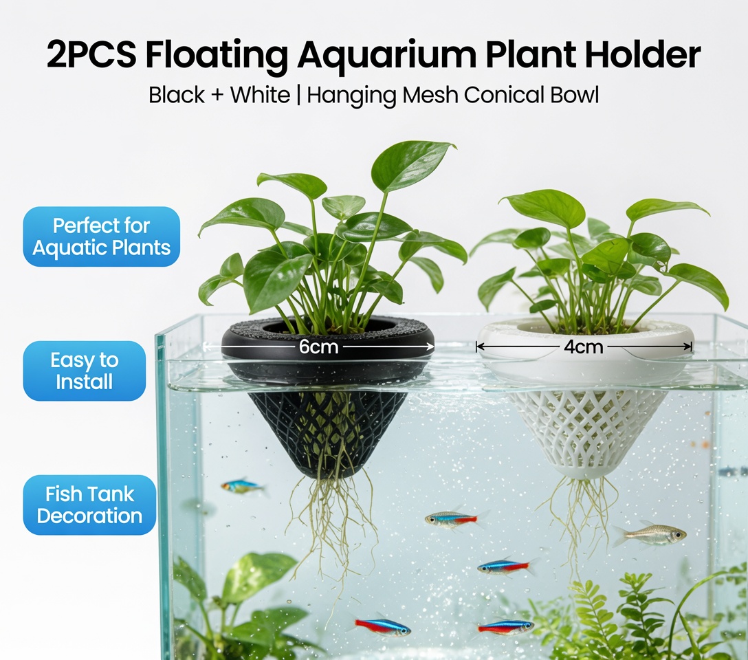 2PCS Floating Aquarium Plant H - đánh giá và giá Marine Aquarium All In One
