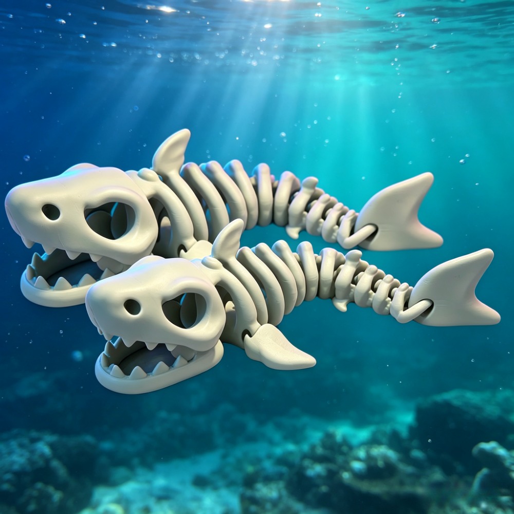 Shark Skeleton Aquarium Decor  - đánh giá và giá Marine Aquarium All In One