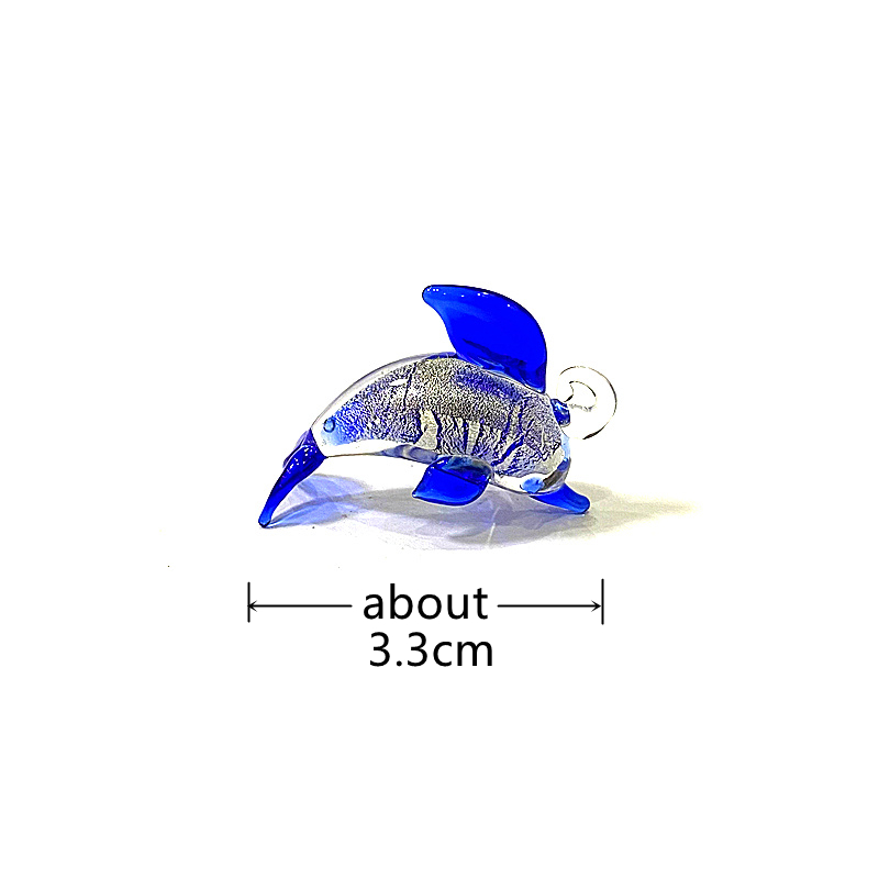 2PCS Mini Glass Dolphin Pendan - đánh giá và giá Marine Aquarium Europe