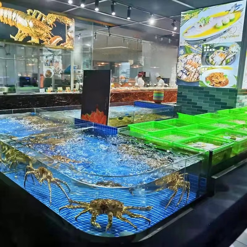 Square Glass Freshwater Fish T - đánh giá và giá Marine Aquarium All In One