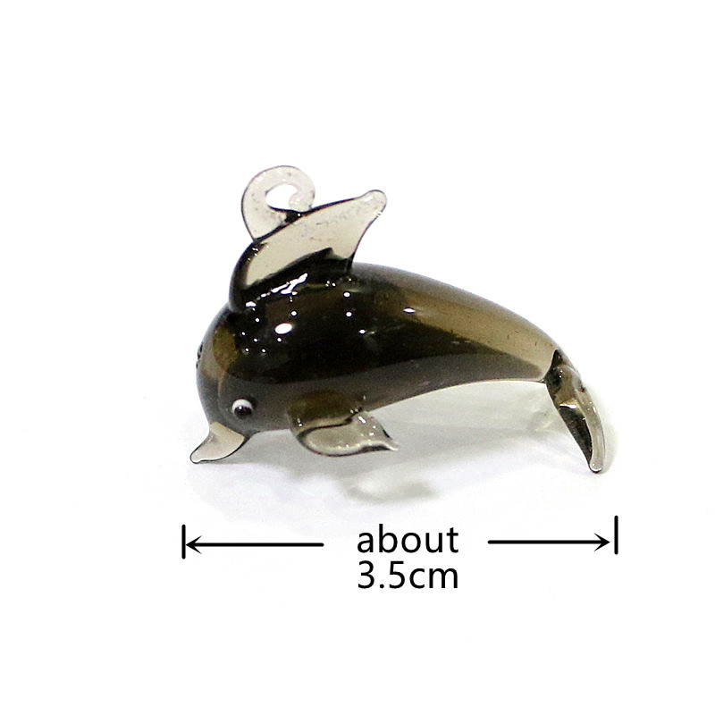 Cute Dolphin Charm Glass Penda - đánh giá và giá Marine Aquarium Design