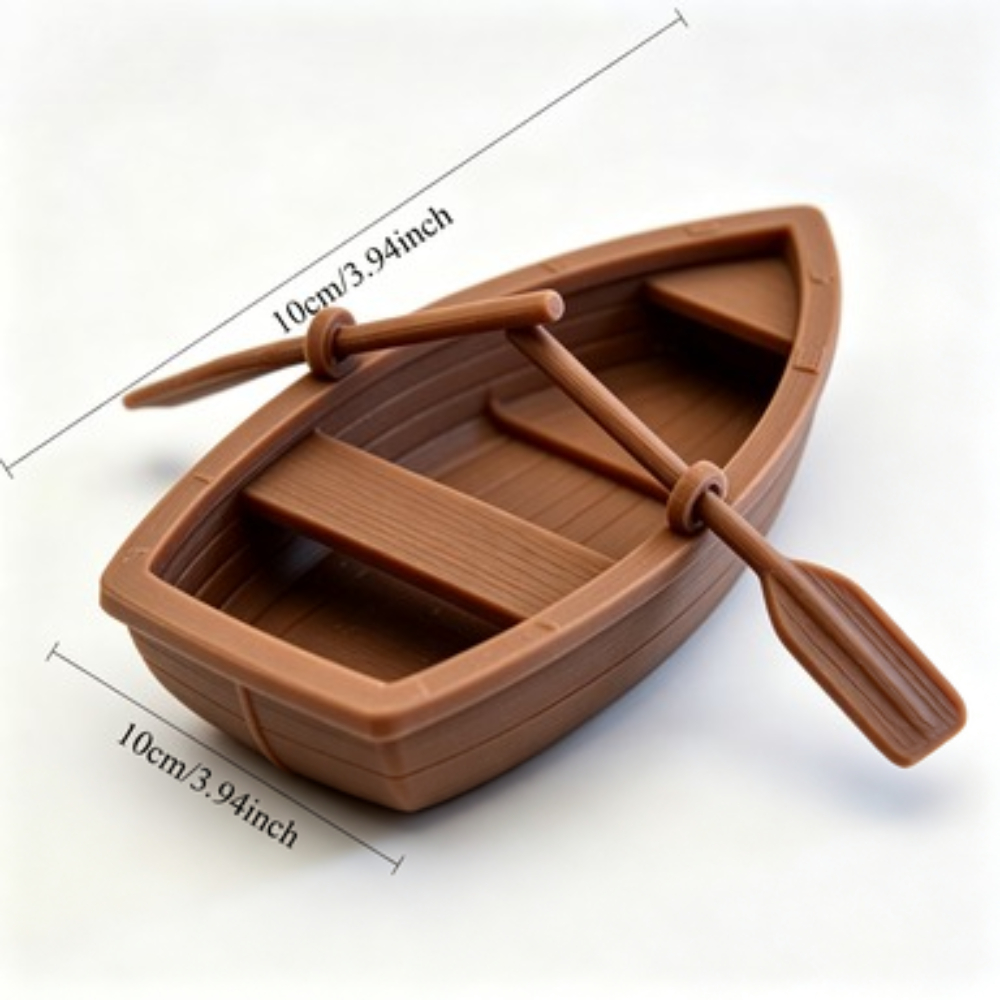 Mini Double Oar Wooden Boat Aq - đánh giá và giá Marine Aquarium All In One