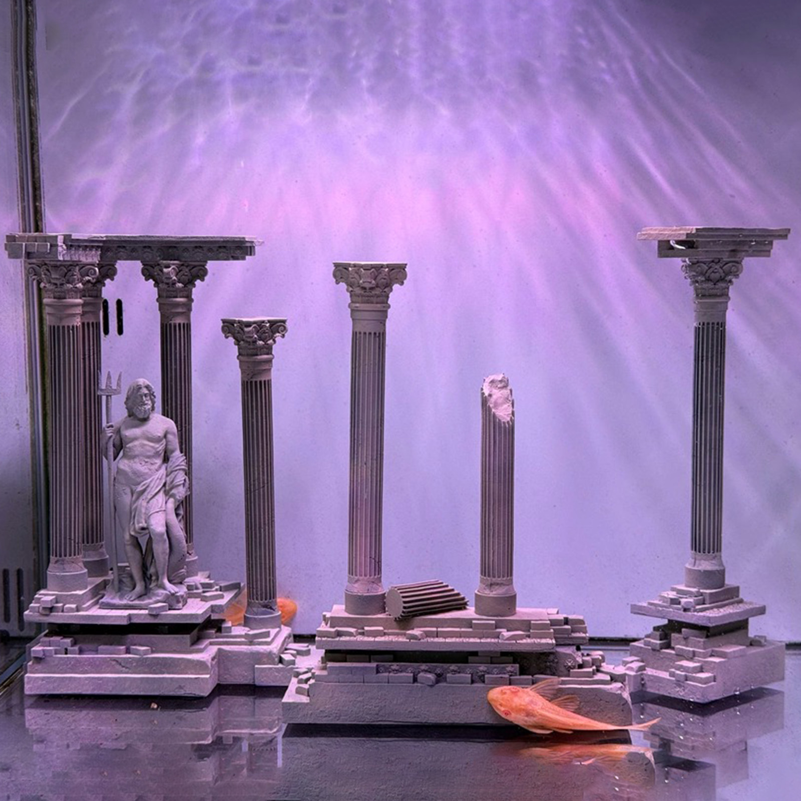 Roman Column Decoration Resin  - đánh giá và giá Marine Aquarium All In One
