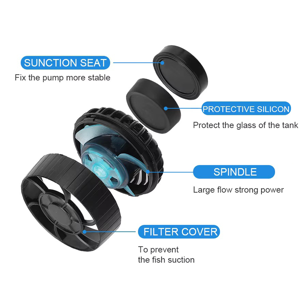 Jebao Jecod SLW Series Manual  - đánh giá và giá Coral Frag Plug