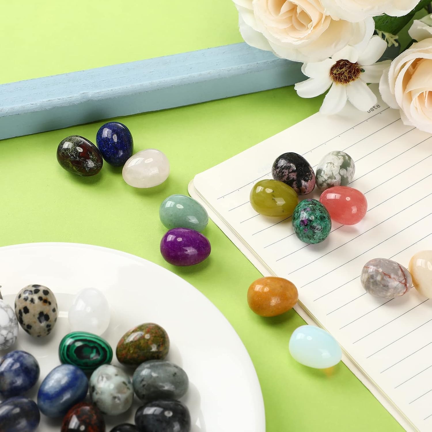 8  pcs natural crystal beads,  - đánh giá và giá Marine Aquarium All In One